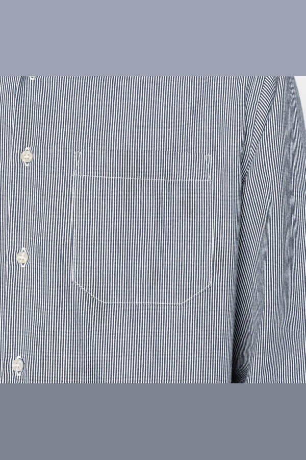 Naked & Famous True Shirt - Organic Hickory Indigo
