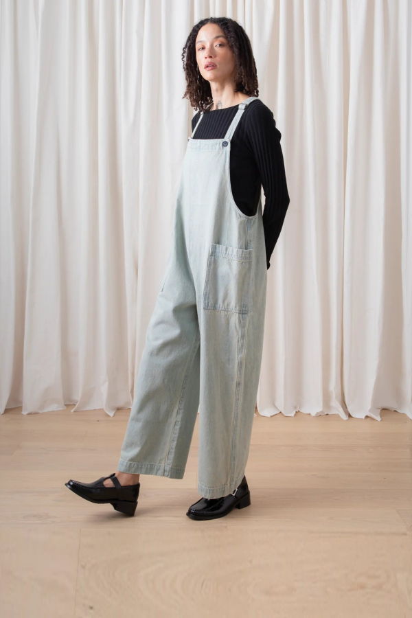 Ali Golden Overall Jumper Jumpsuit