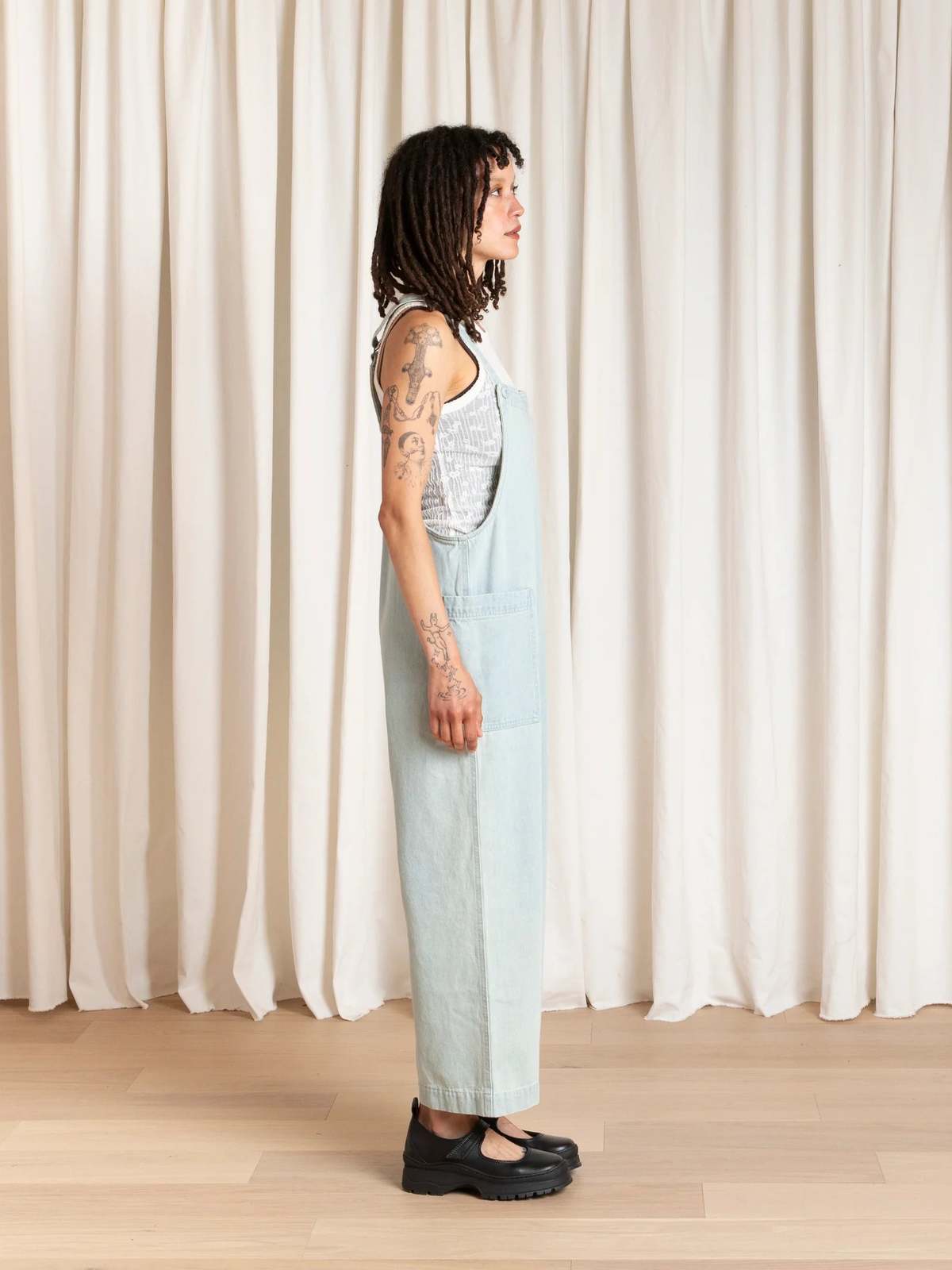 Ali Golden Overall Jumper Jumpsuit - Image 5 of 7