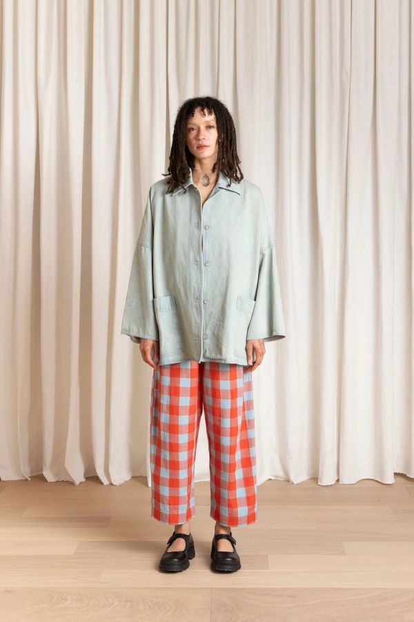 Ali Golden Oversized Shirt Jacket