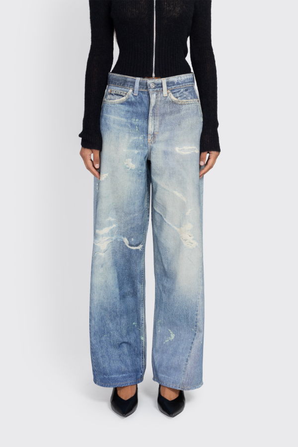 Our Legacy Full Cut Jeans - Digital Denim Print