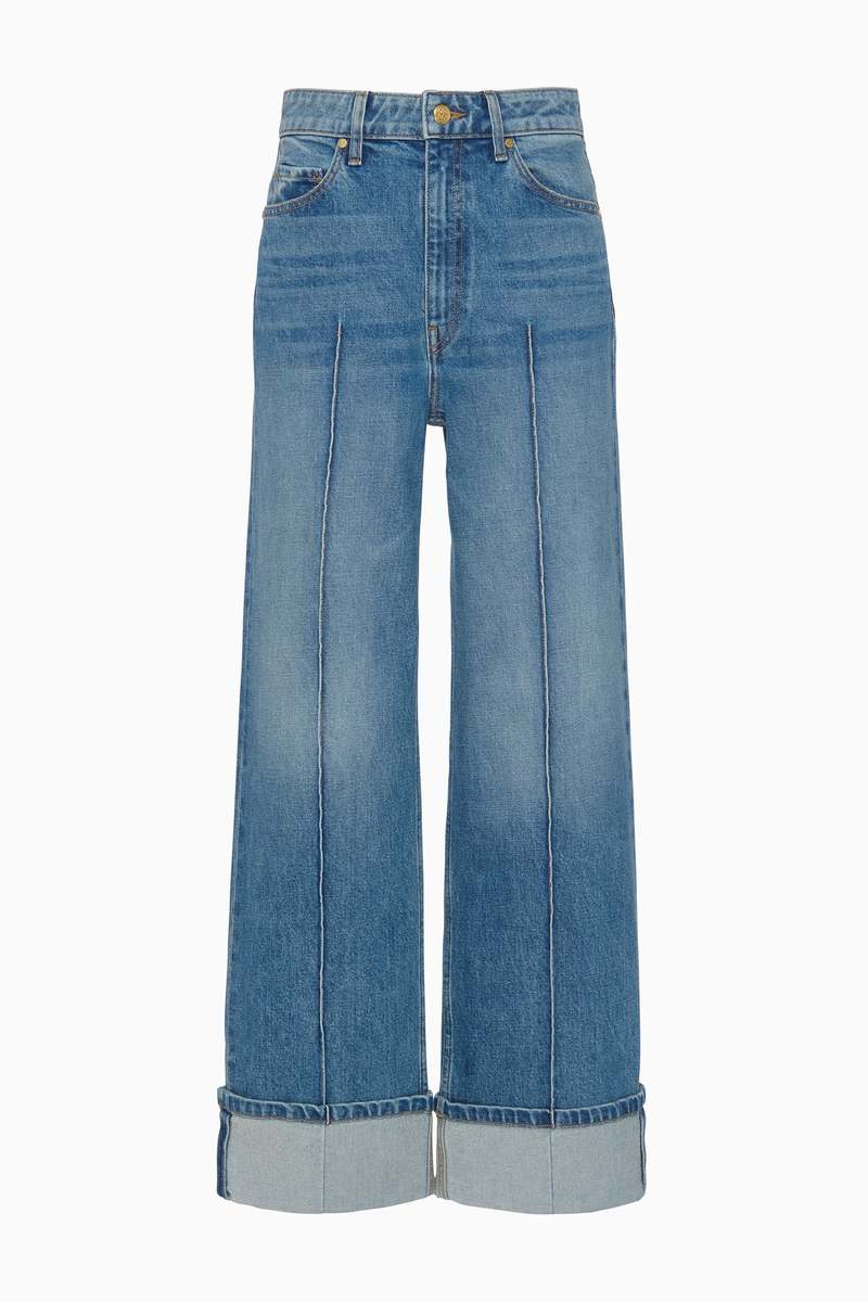 Ulla Johnson Genevieve Stretch Pintuck Jean