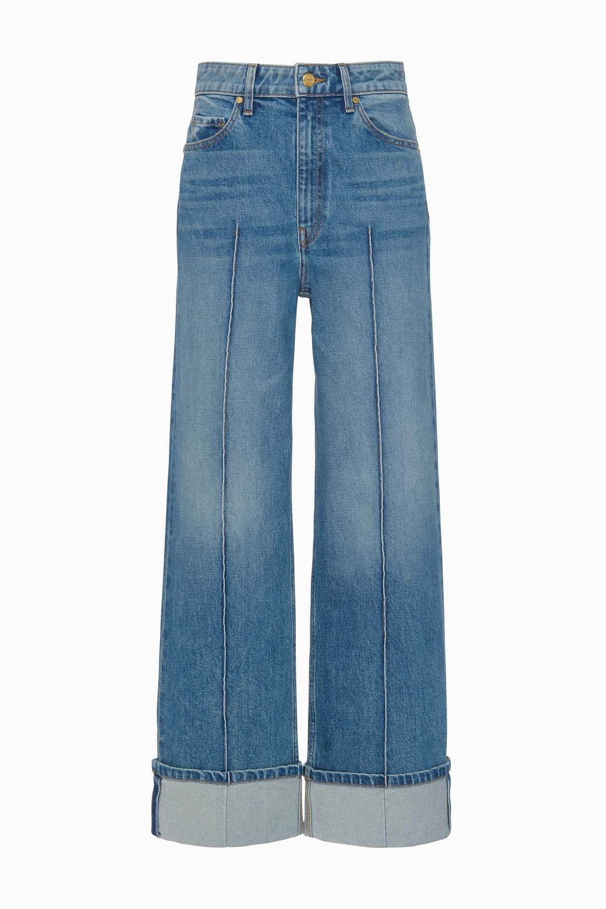 Ulla Johnson Genevieve Stretch Pintuck Jean - Image 6 of 6