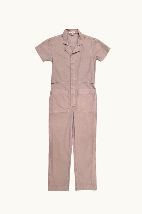 Ali Golden Boiler Suit Jumpsuit - Mauve