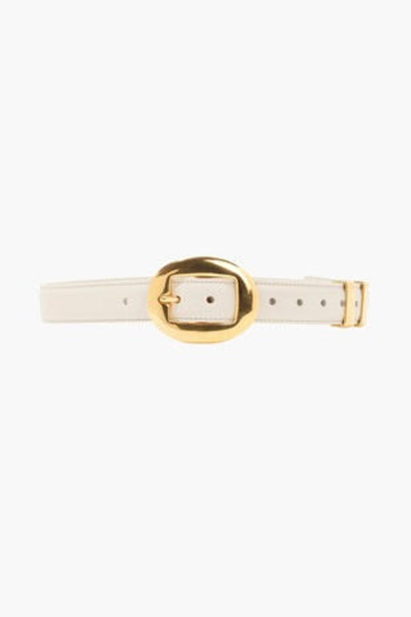 Altuzarra Vintage Brass Buckle Belt