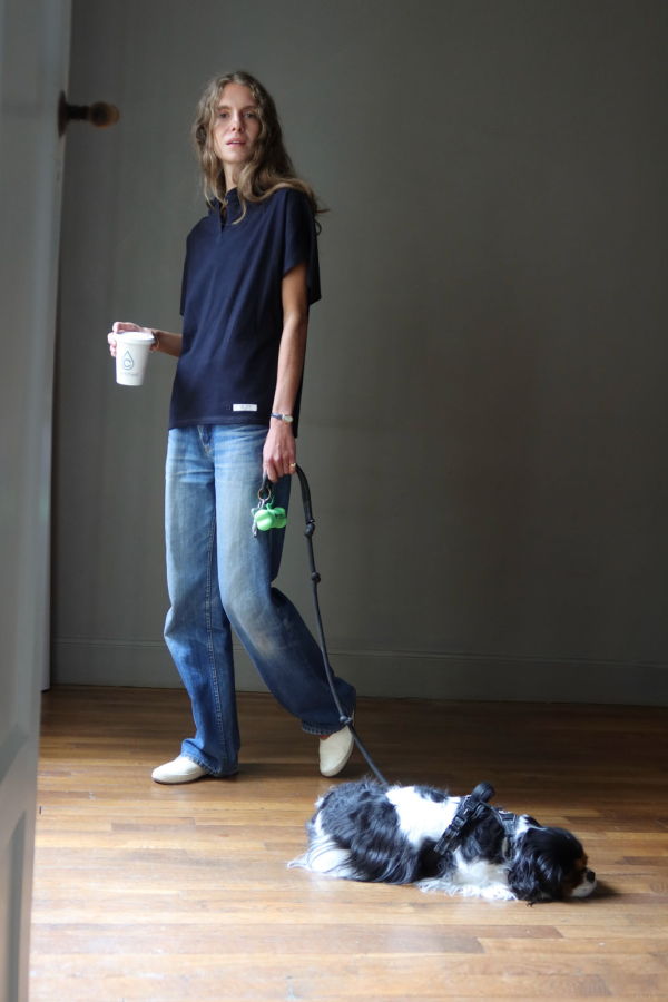 Atlantique Ascoli Henley Jersey Sweatblouse Top