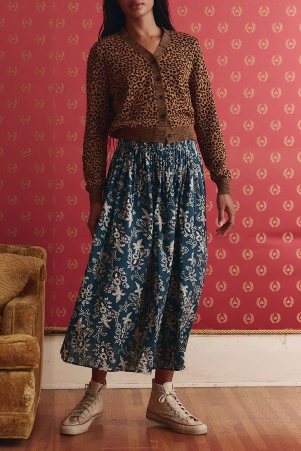 The Great. Viola Skirt - Indigo