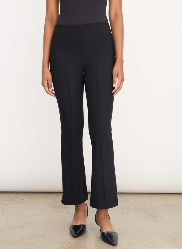 VINCE Mid Rise Pintuck Crop Flare Pant - Coastal Blue VINCE Mid Rise Pintuck Crop Flare Pant - Coastal Blue