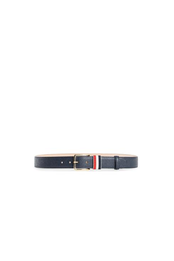 thom browne Leather Belt - Navy