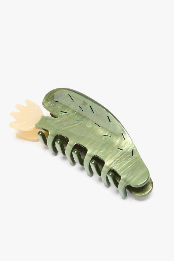 Winona Irene Desert Bloom Succulent Flower Hair Claw Clip