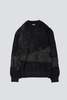 Yoke Black Abstract Jacquard Mohair Sweater - Thumbnail 5