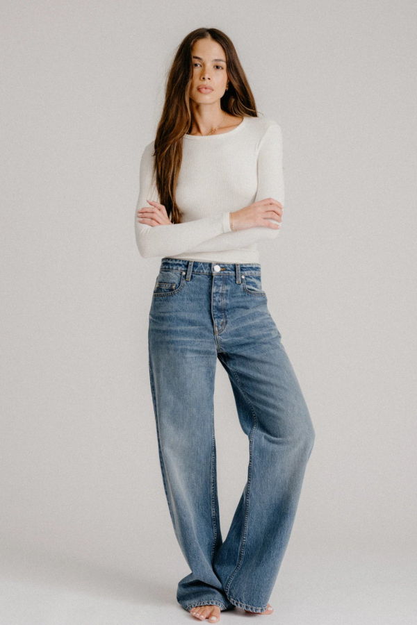 SABLYN Sammy Relaxed Straight Leg Jean