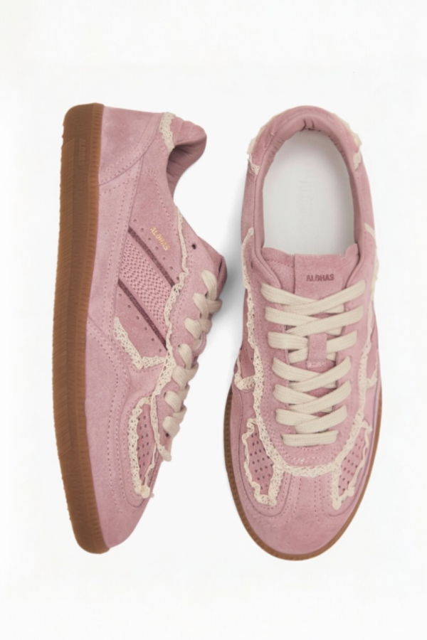 Alohas TB.490 Crochet Pink Leather Sneaker