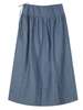 Deiji Studios Maxi Skirt - Azure Stripe - Thumbnail 5