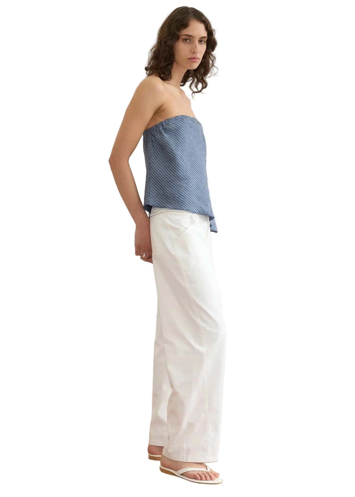 Deiji Studios Line Top - Azure Stripe - Image 2 of 7