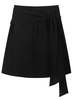 Deiji Studios Scarf Midi Skirt - Black - Thumbnail 10