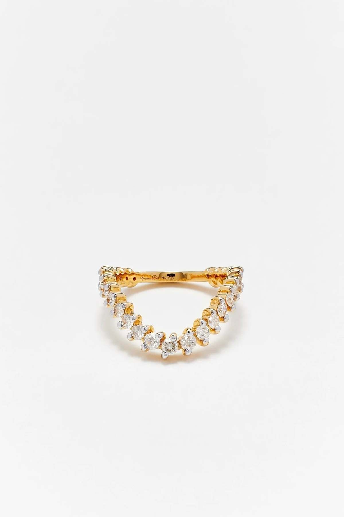 yvonne leon Alliance Vague Diamants Ring - Image 1 of 5
