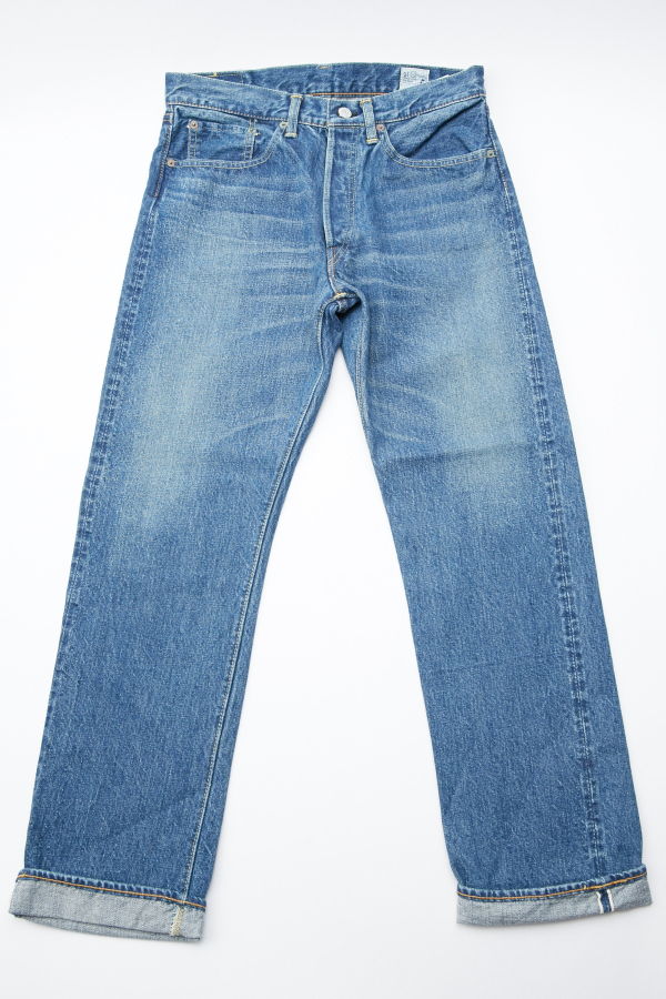 Orslow 105 Standard Fit Selvedge Denim Jeans - 2 Year Wash (Light)
