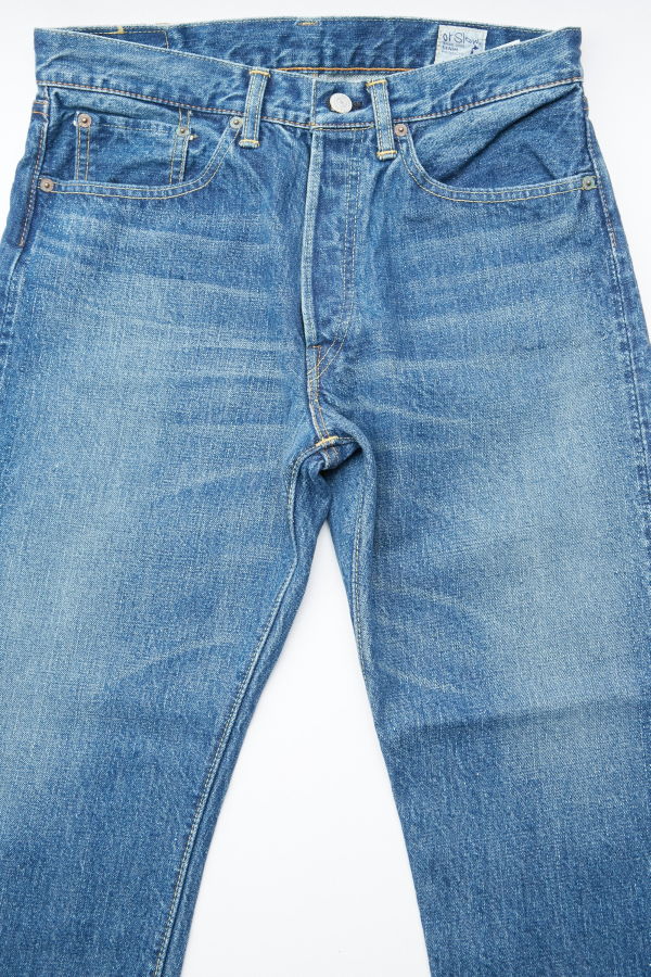 Orslow 105 Standard Fit Selvedge Denim Jeans - 2 Year Wash (Light)