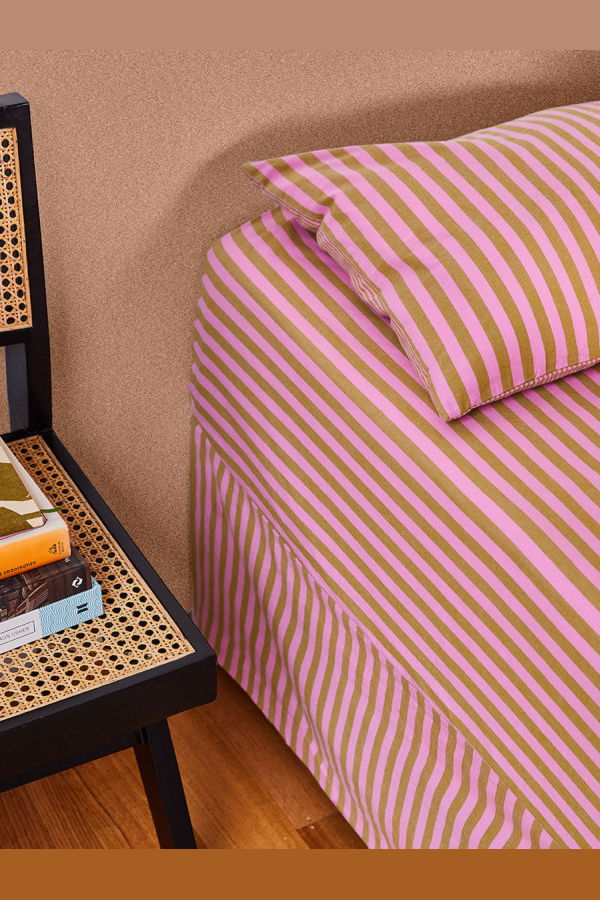 Mosey Me Lilac Sprout Fitted Sheet