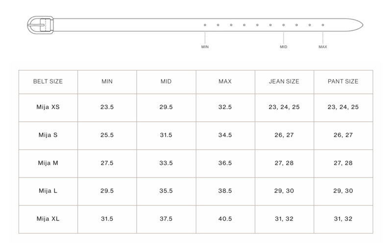 Dehanche Mija Silver Belt