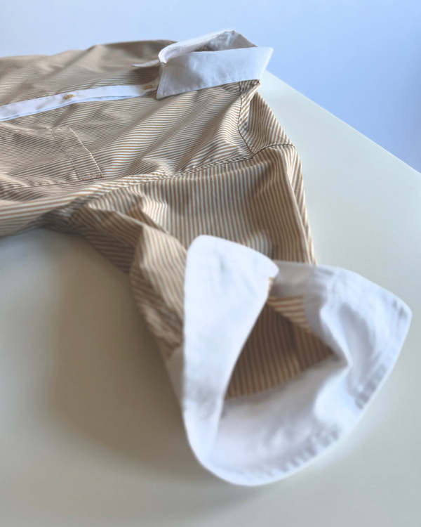 Jamie Haller The Popover Top in Honey Stripe