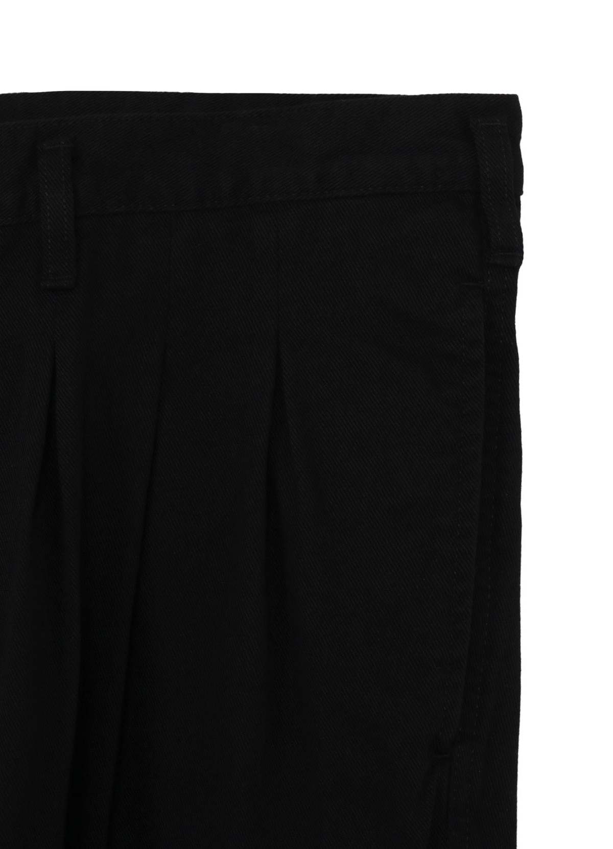 Yohji Yamamoto 12 Tucks Work Pants - Black - Image 3 of 5