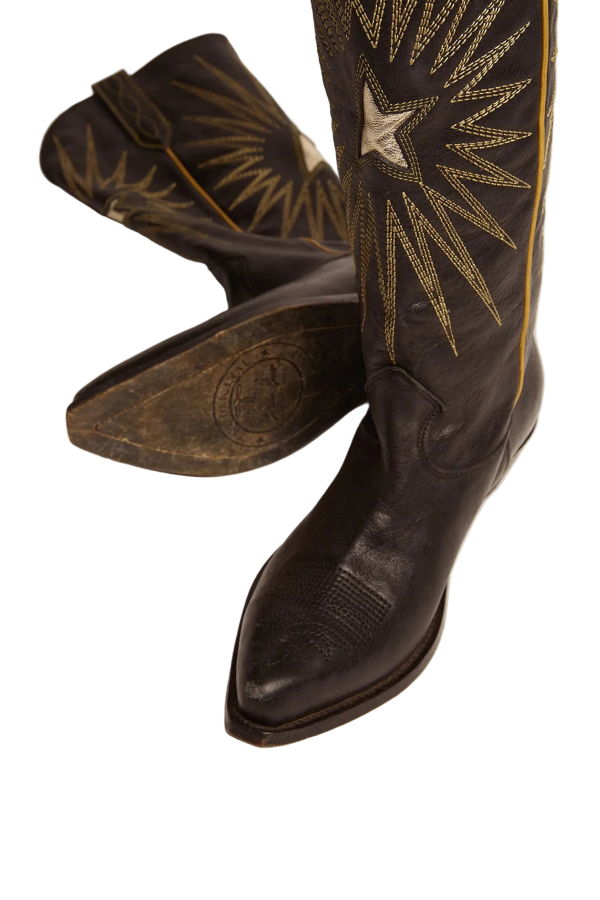 Golden Goose Wish Star Boots - Black