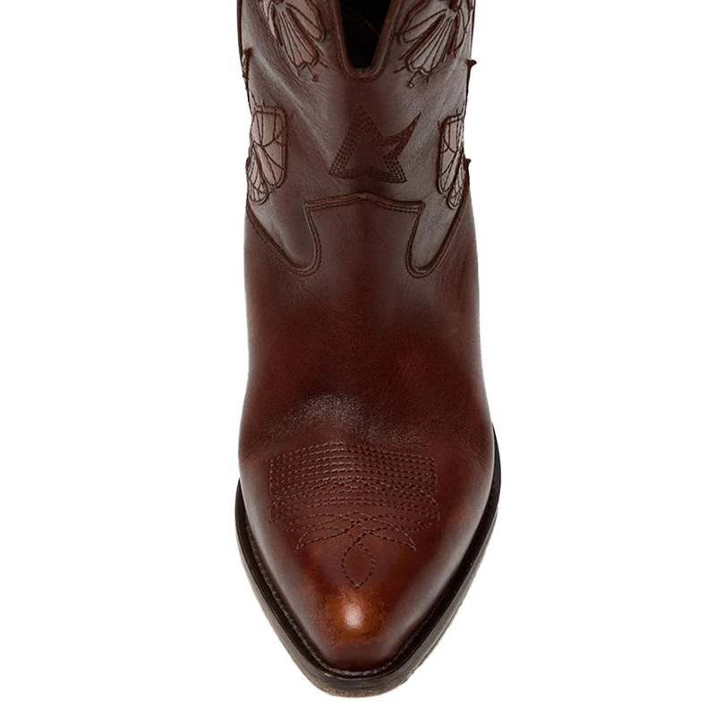 Golden Goose Wish Star Low Boots - Dark Brown