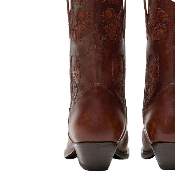 Golden Goose Wish Star Low Boots - Dark Brown