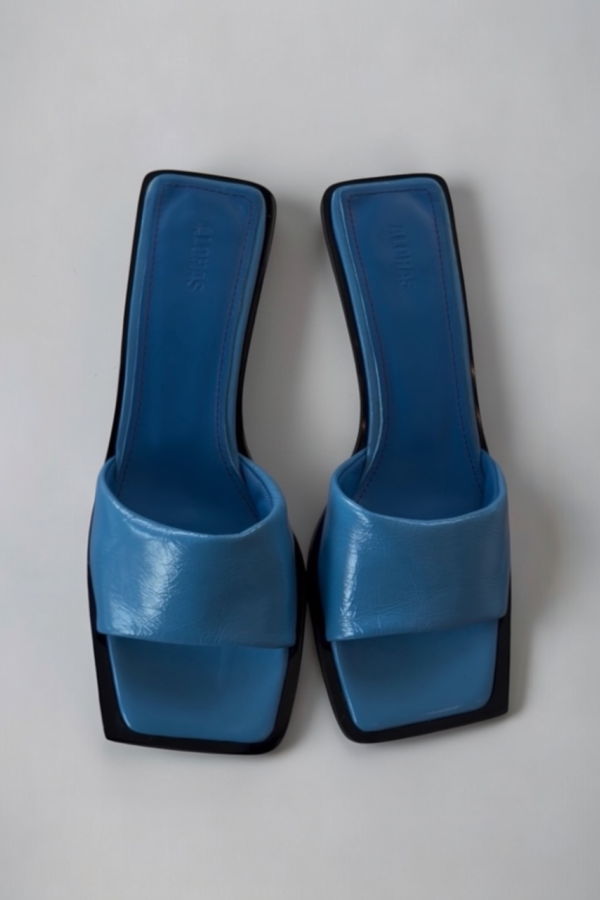 Alohas Kia Onix Leather Sandals - Blue