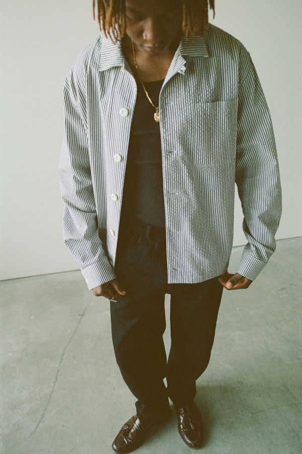 Saturday Project Seersucker Overshirt