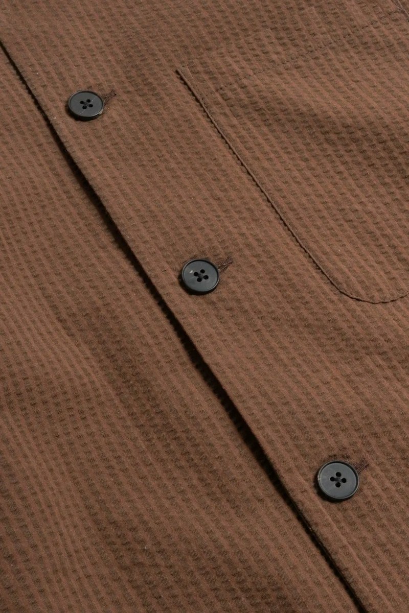 Saturday Project Seersucker Overshirt Shirt