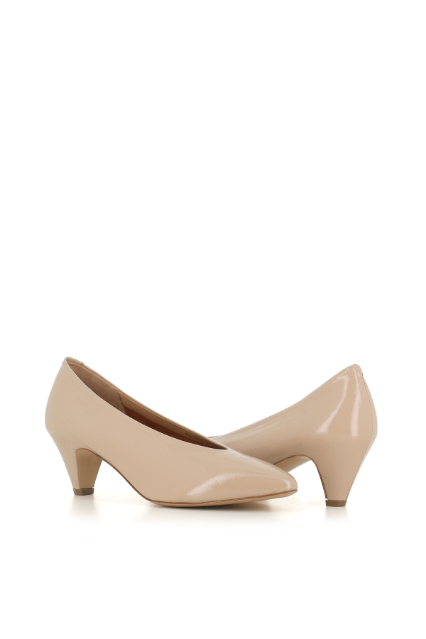 Del Carlo Decollete 12104 Heels - Cream