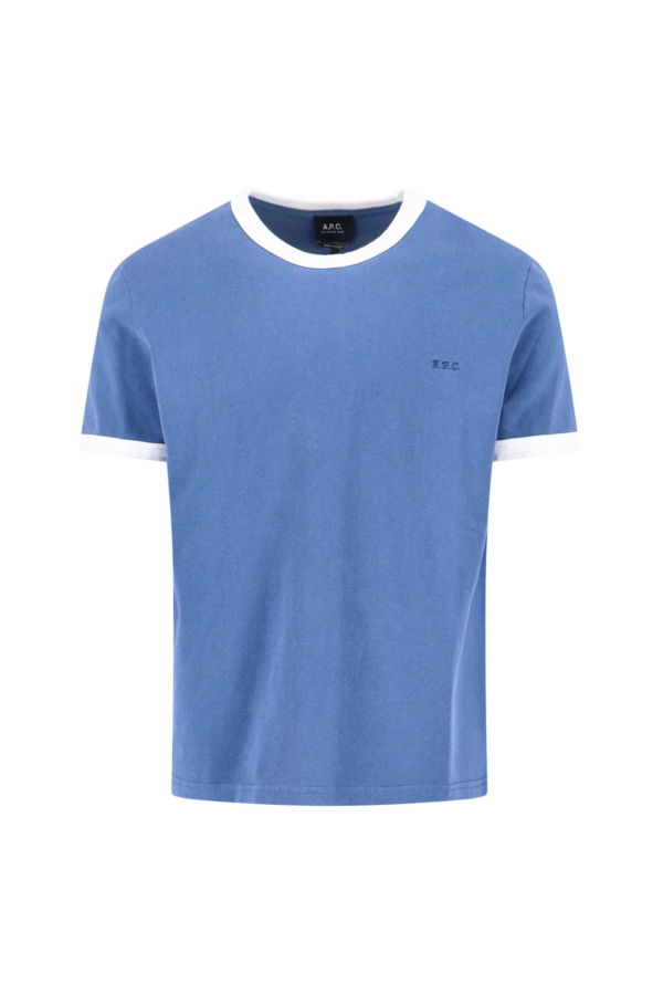 A.P.C. Logo T-Shirt - Blue