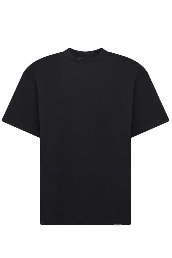Represent Initial Cotton T-Shirt - Black