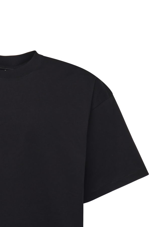 Represent Initial Cotton T-Shirt - Black