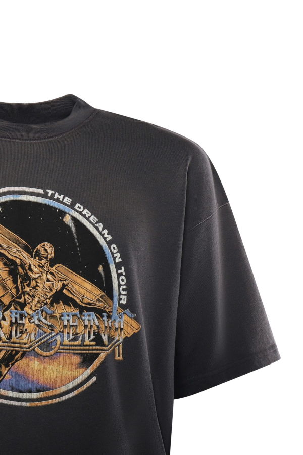 Represent Golden Tour Cotton T-Shirt - Sun Fade Grey