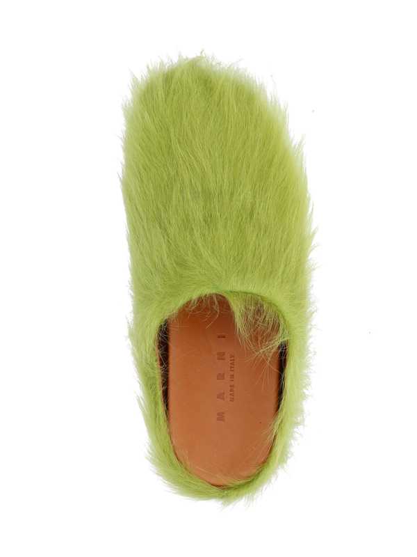 Marni Fussbett Mules Sandals - Green