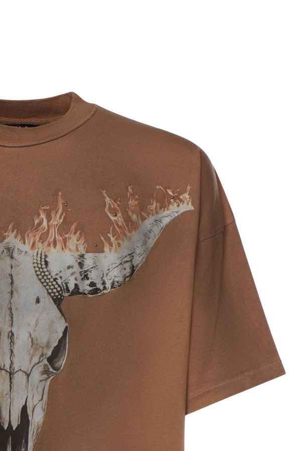 Represent British Cowboys Printed T-Shirt - Dusty Brown