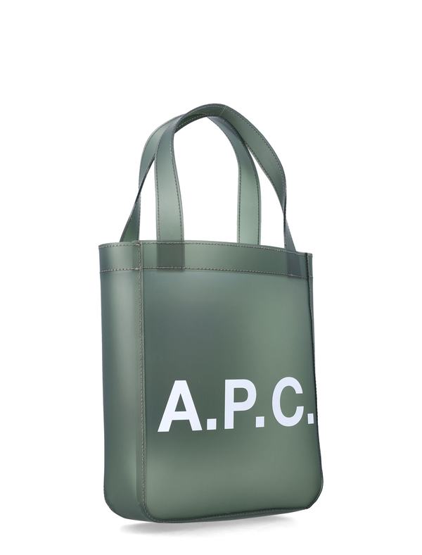 A.P.C. Lou Matte PVC Tote Bag - Khaki