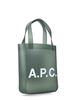 A.P.C. Lou Matte PVC Tote Bag - Khaki - Thumbnail 2