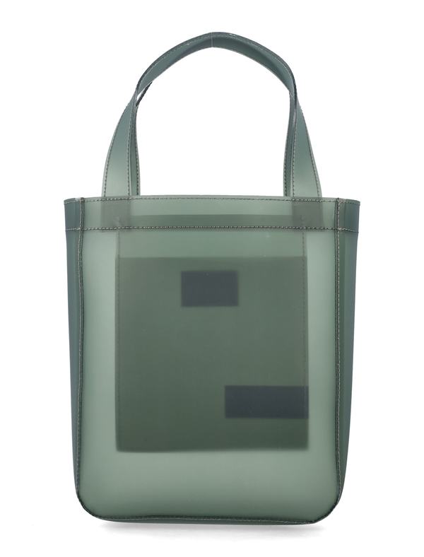 A.P.C. Lou Matte PVC Tote Bag - Khaki