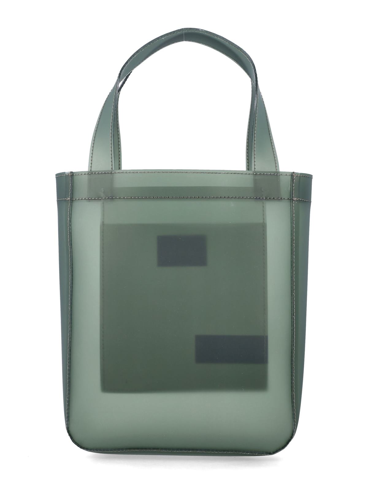 A.P.C. Lou Matte PVC Tote Bag - Khaki - Image 3 of 3