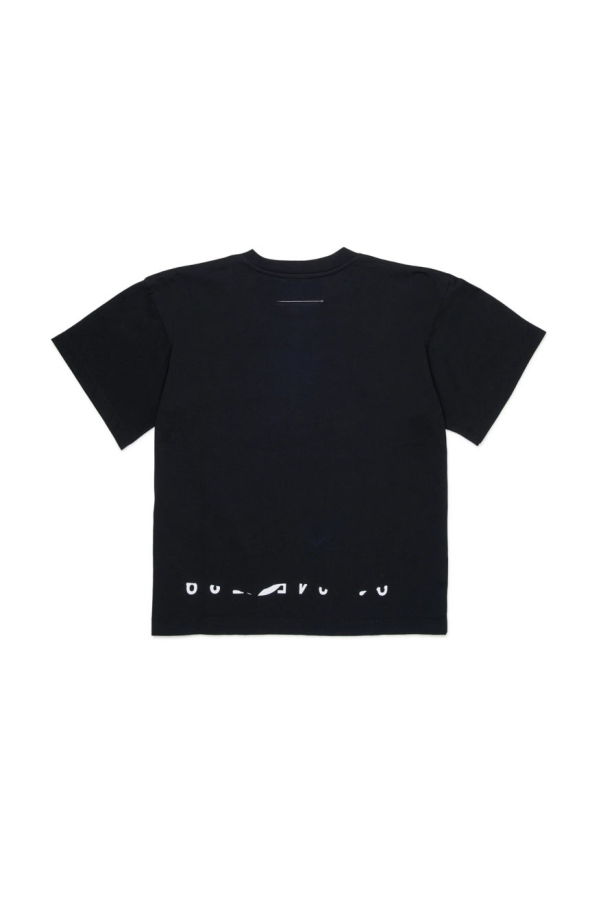 KIDS MM6 Maison Margiela T-shirt With Logo T-Shirt - Black