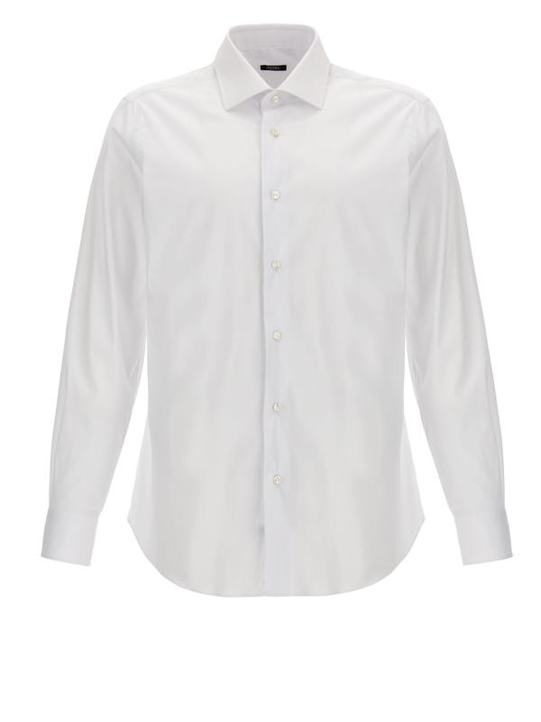 Barba Napoli Poplin Shirt - White