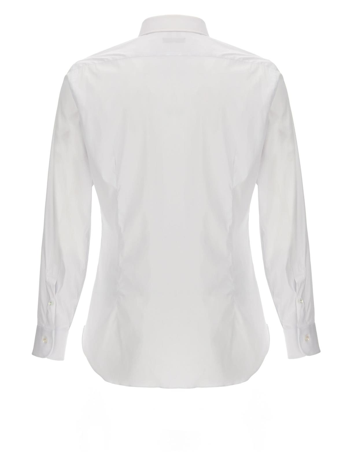 Barba Napoli Poplin Shirt - White - Image 2 of 4