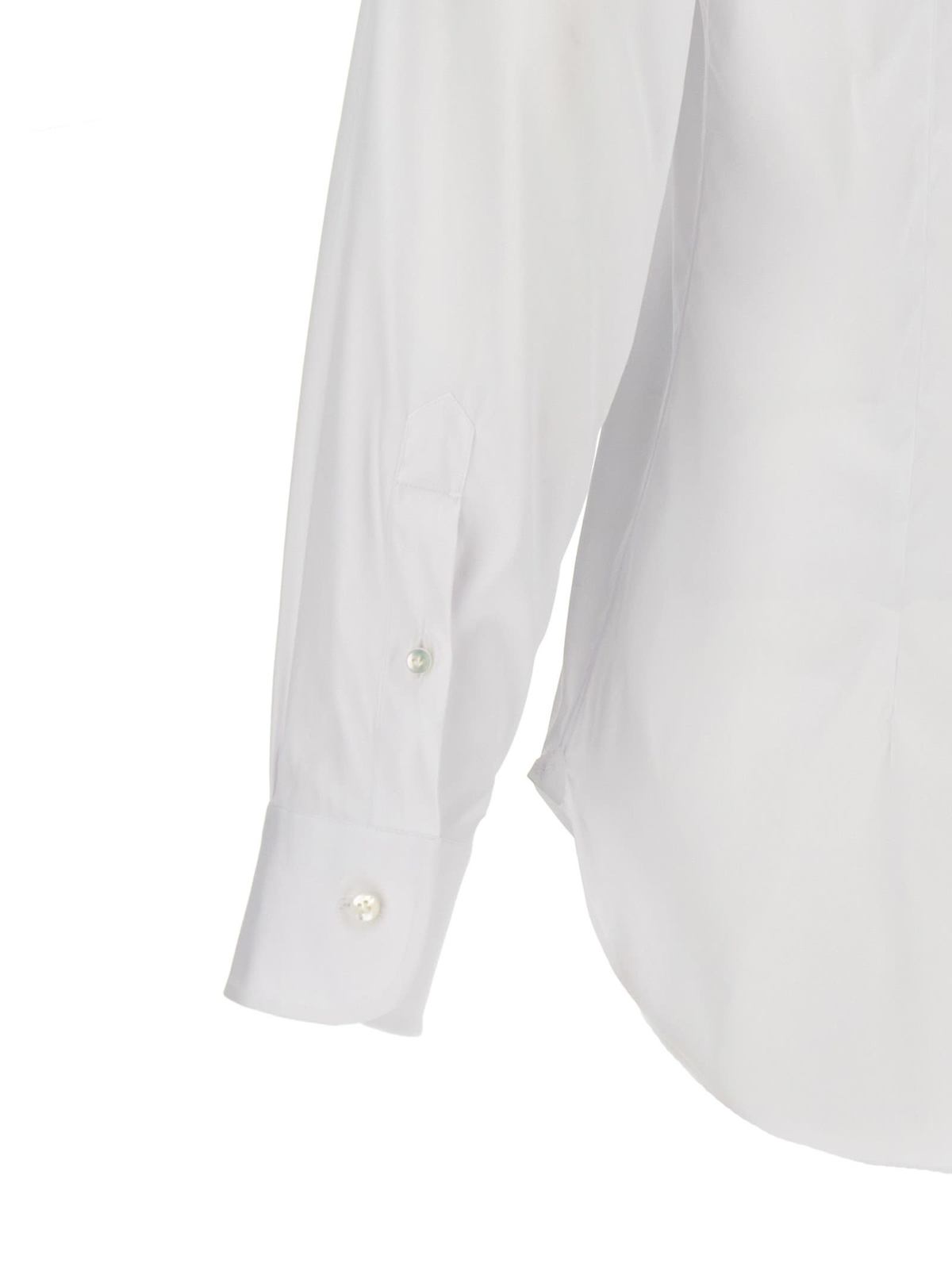 Barba Napoli Poplin Shirt - White - Image 4 of 4