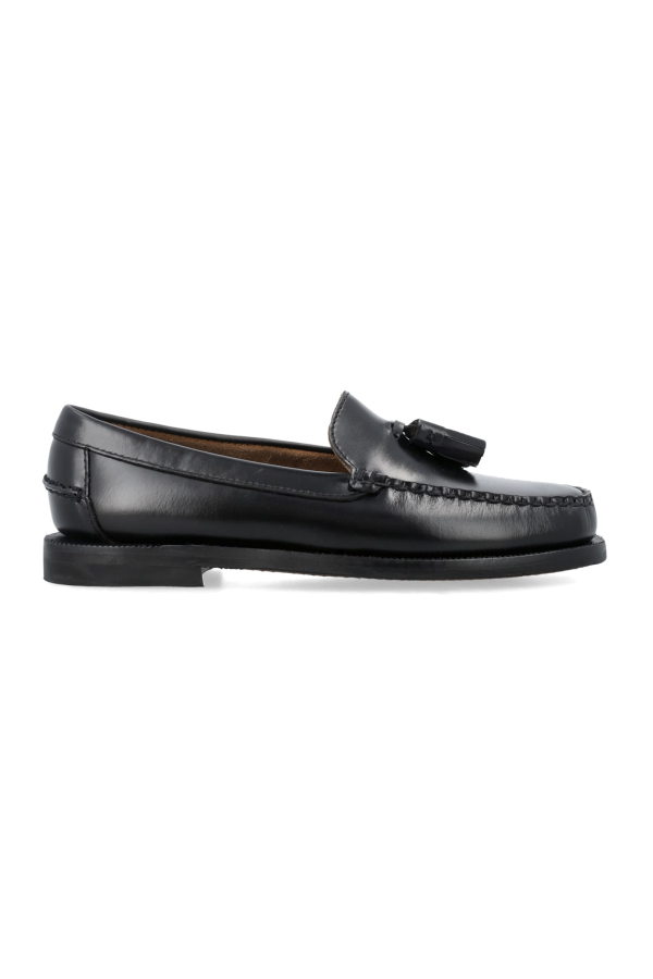 Sebago Classic Will Moc Toe Moccasin Flat Shoes - Black