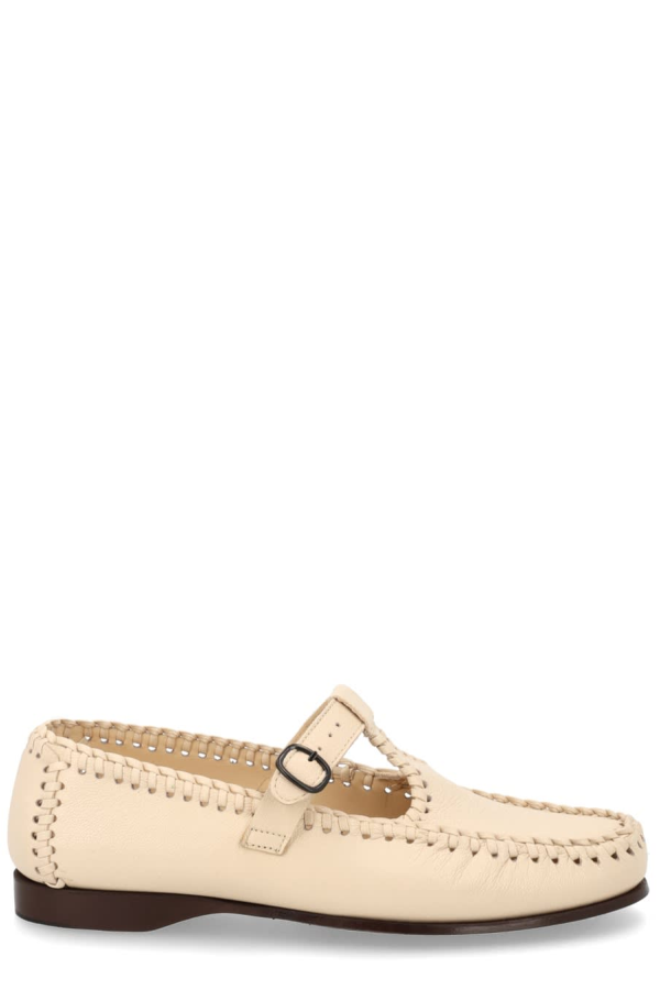 Hereu Moccasin Alcover Flat Shoes - Ivory